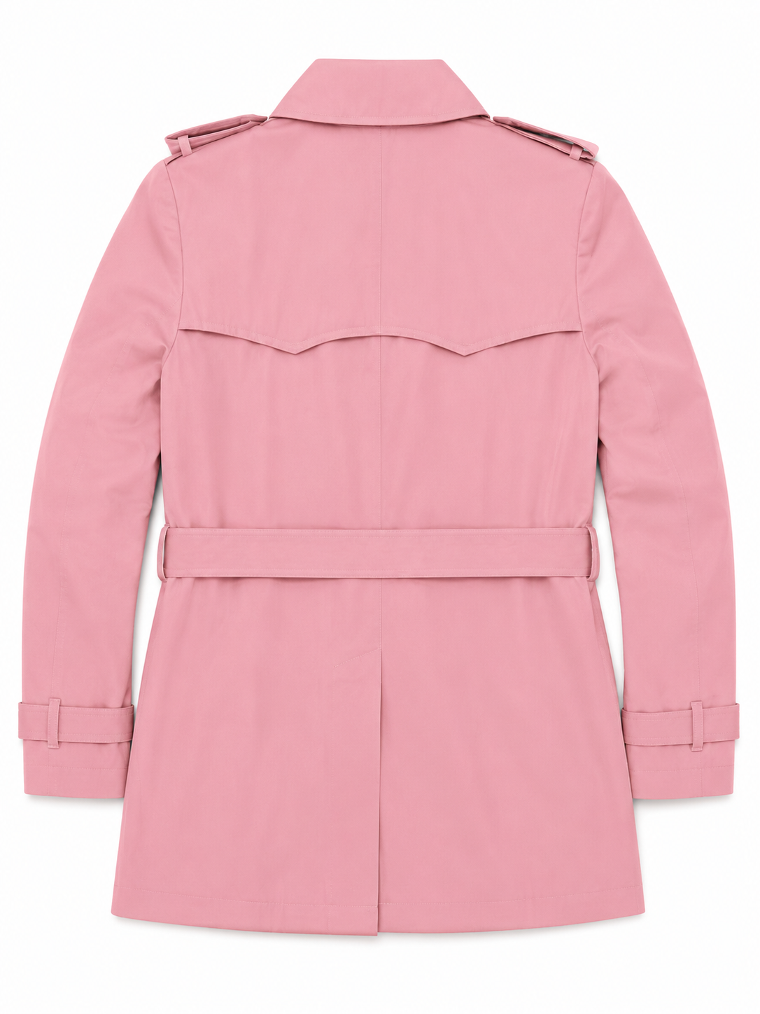 Lauren Ralph Lauren Double Breasted Cotton Blend Trench Coat