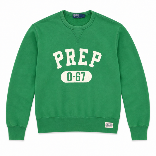 Polo Ralph Lauren Vintage Fit Prep Graphic Jumper Green